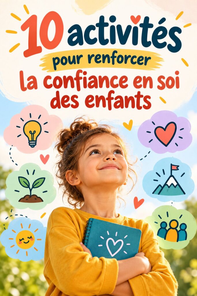 Un enfant créatif en action, développant son estime de soi à travers un jeu