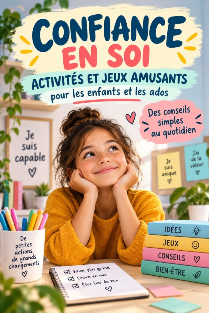 Un enfant jouant à un jeu qui renforce la confiance en soi