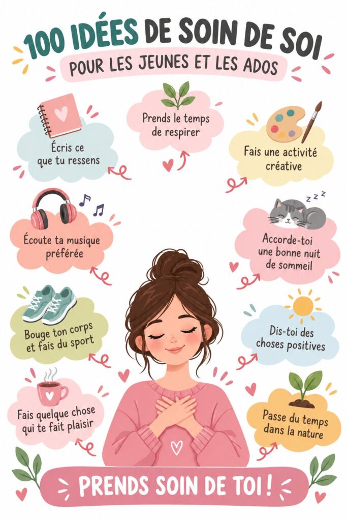 Activités amusantes de soin de soi pour les adolescents
