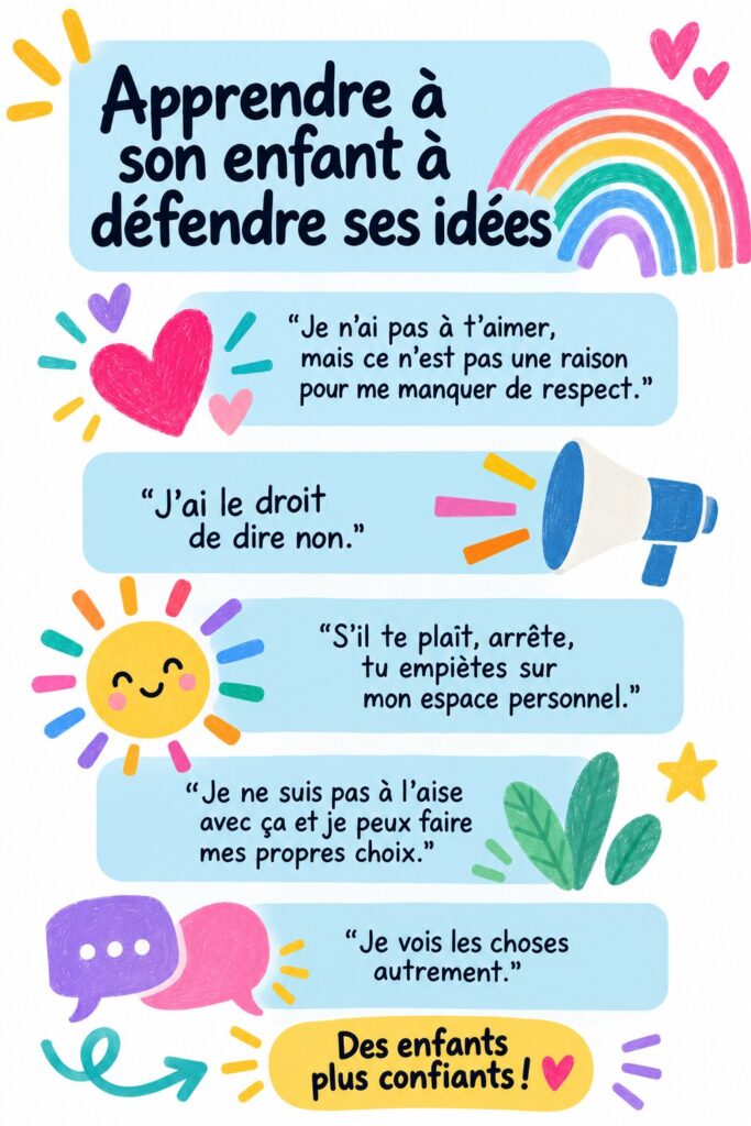 Un enfant joue en groupe, exprimant sa personnalité avec confiance.