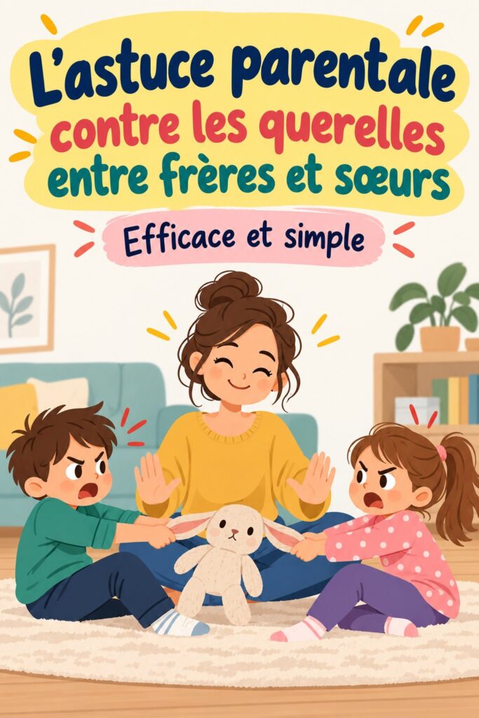 Frères et sœurs jouant ensemble paisiblement, illustrant une harmonie familiale.