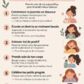 Une femme souriante effectue un relooking, mettant en valeur sa nouvelle apparence.