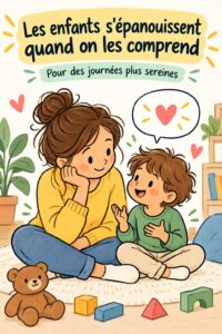 Une famille heureuse jouant ensemble dans un parc, illustrant des moments joyeux.