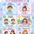 Un coin apaisant avec des coussins et des livres pour enfants.