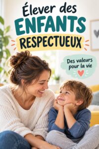 Une mère souriante éduquant son enfant sur le respect