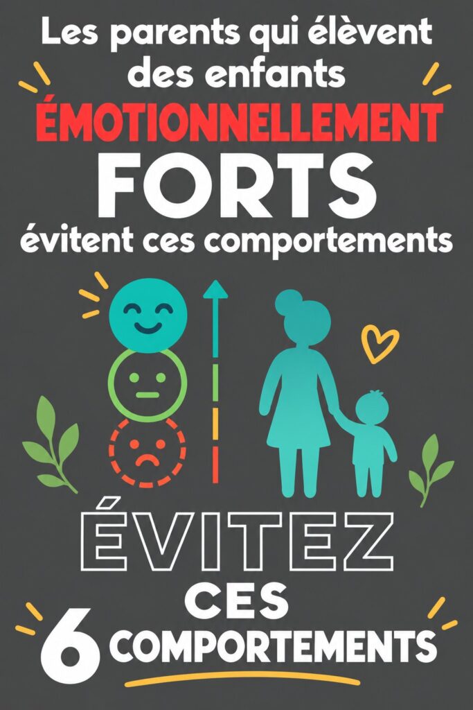 Illustration d'une famille heureuse interagissant ensemble, symbolisant l'éducation émotionnelle positive.