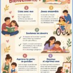 une famille heureuse préparant des plats healthy ensemble