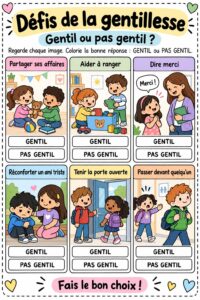 Famille réalisant un acte de gentillesse ensemble