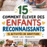 Enfants jouant ensemble, exprimant leur gratitude dans un cadre familial chaleureux.