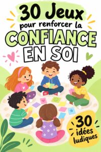 Un enfant jouant avec des jeux de société qui renforcent sa confiance en soi.