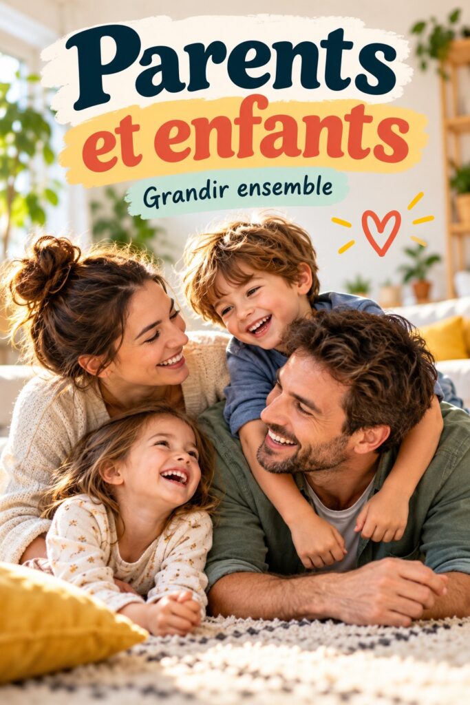 Une famille heureuse partageant des moments de joie ensemble dans un parc