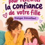 Mère et fille échangeant sur l'estime de soi avec questions