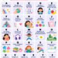 Affiche colorée illustrant des stratégies apaisantes pour enfants
