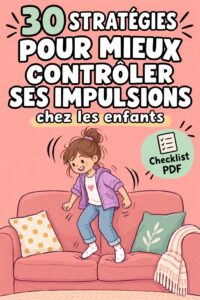 Un enfant prenant une profonde respiration pour gérer ses émotions, illustrant le contrôle des impulsions.