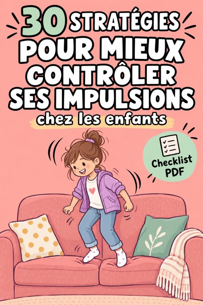 Un enfant prenant une profonde respiration pour gérer ses émotions, illustrant le contrôle des impulsions.