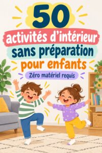 Des enfants jouant ensemble avec des activités ludiques à l'intérieur