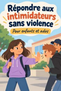 Parent parlant avec son enfant sur le harcèlement scolaire.