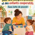 Un parent avec son enfant en train de discuter des règles de discipline positive.