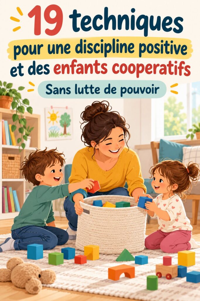 Un parent avec son enfant en train de discuter des règles de discipline positive.