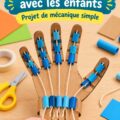 Image d'une main robotique fabriquée par des enfants, représentant un projet éducatif ludique.