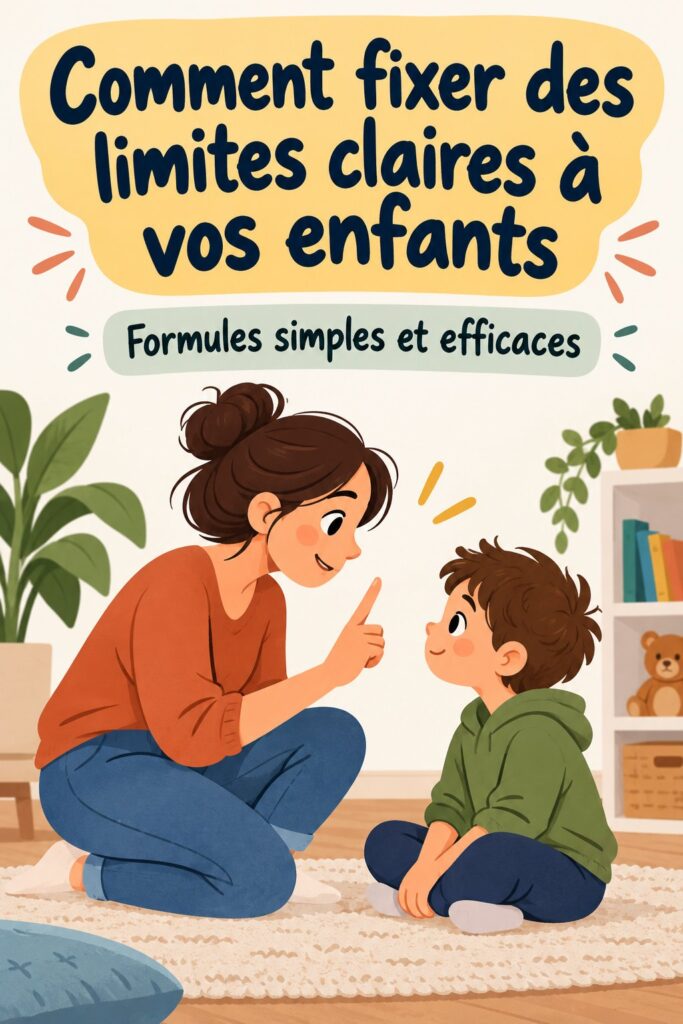 Une maman souriante engagent une discussion bienveillante avec son enfant