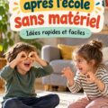 Enfants jouant ensemble sans matériel après l'école