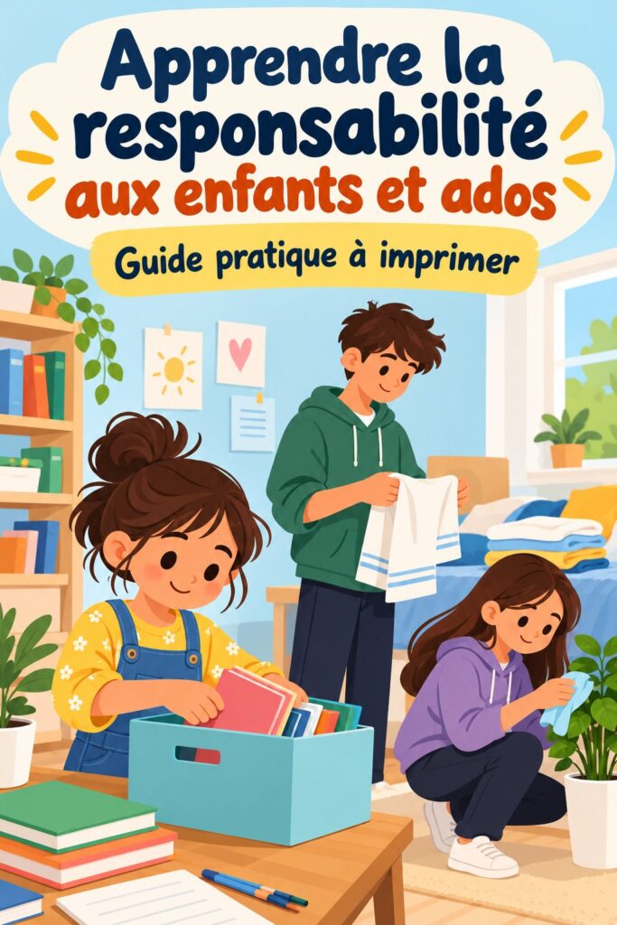 Une mère discute avec son enfant sur les responsabilités à la maison.