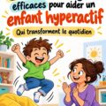 Couple de parents accompagnant leur enfant avec TDAH à la maison